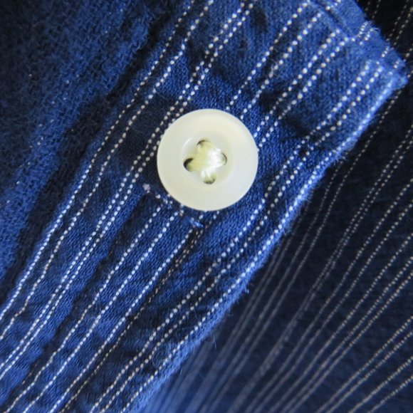 Goodfellow* Men's Short Sleeve‎ Button Down Straight Hem Striped Shirt~ Size XXL - Picture 6 of 12